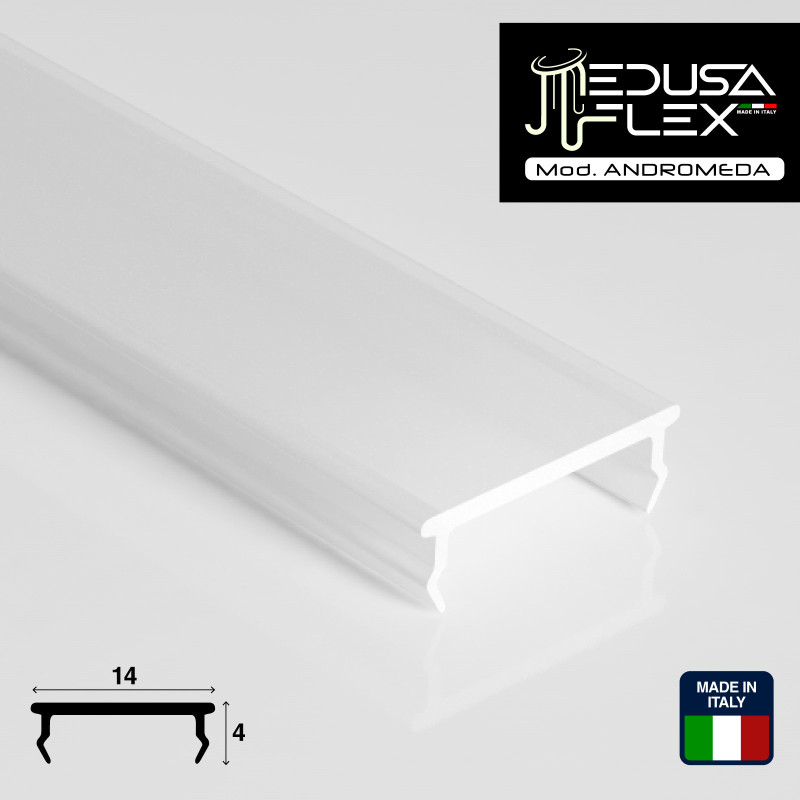 Medusaflex Andromeda Copertura Opaca per Profilo in Alluminio