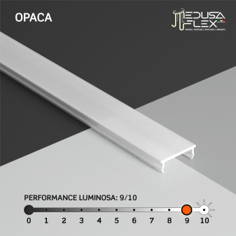 Medusaflex Andromeda Copertura Opaca per Profilo in Alluminio 40m