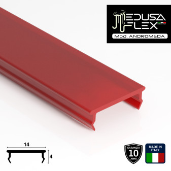 Medusaflex Andromeda Copertura Rossa per Profilo in Alluminio