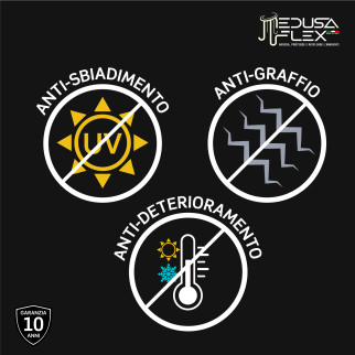 Medusaflex Andromeda Copertura Rossa per Profilo in Alluminio