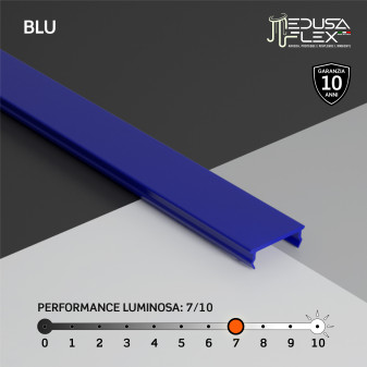 Medusaflex Andromeda Copertura Blu per Profilo in Alluminio