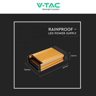 V-Tac VT-21151 Alimentatore 150W 12V Rainproof IP45 a 1 Uscita con