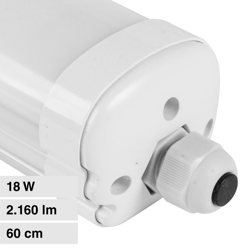 VT-6076 Tubo LED Plafoniera 18W SMD IP65 V-Tac
