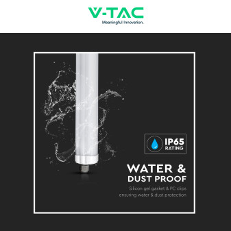 VT-6076 Tubo LED Plafoniera 18W SMD IP65 V-Tac