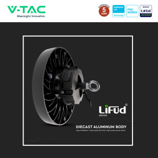 VT-9-111 Lampada Industriale LED 100W SMD Driver Lifud V-Tac