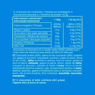 Confetti con Riso Soffiato Ricoperti di Cioccolato M&M's Crispy 170g