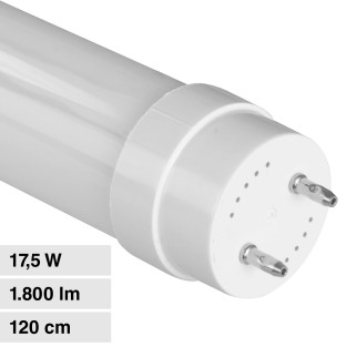 Tubo LED SMD 17,5W G13 Vetro Satinato 120cm con Starter Life