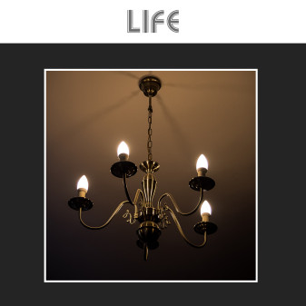Lampadina LED E14 4,5W Candle C35 Candela SMD Life