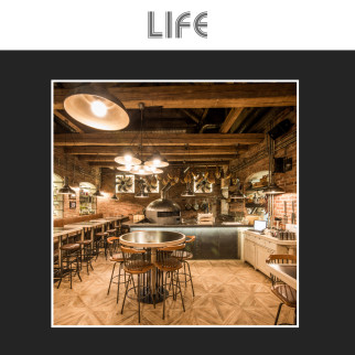 Lampadina LED E27 8,5W Bulb G95 Milky Filament Vetro Life