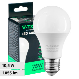 VT-2112 Lampadina LED E27 10.5W Bulb A60 Goccia SMD V-Tac