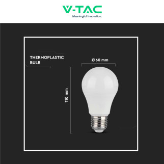 VT-2112 Lampadina LED E27 10.5W Bulb A60 Goccia SMD V-Tac