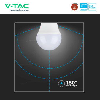 VT-246 Lampadina LED E27 4,5W Bulb G45 MiniGlobo V-Tac Pro