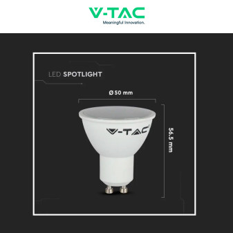 VT-2095 Super Saver Pack 3 Lampadine LED GU10 4,5W V-Tac