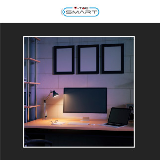 V-Tac Smart VT-5154 Lampadina LED Wi-Fi E14 4.8W Bulb P45 MiniGlobo SMD RGB+W Changing Color CCT Dimmerabile