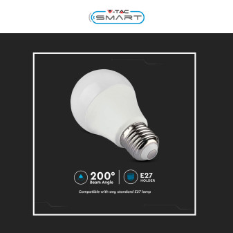 VT-2229 Lampadina LED A60 8,5W E27 RGB+W Dimmerabile V-Tac