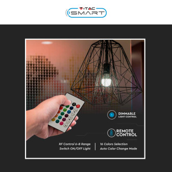 VT-2229 Lampadina LED A60 8,5W E27 RGB+W Dimmerabile V-Tac