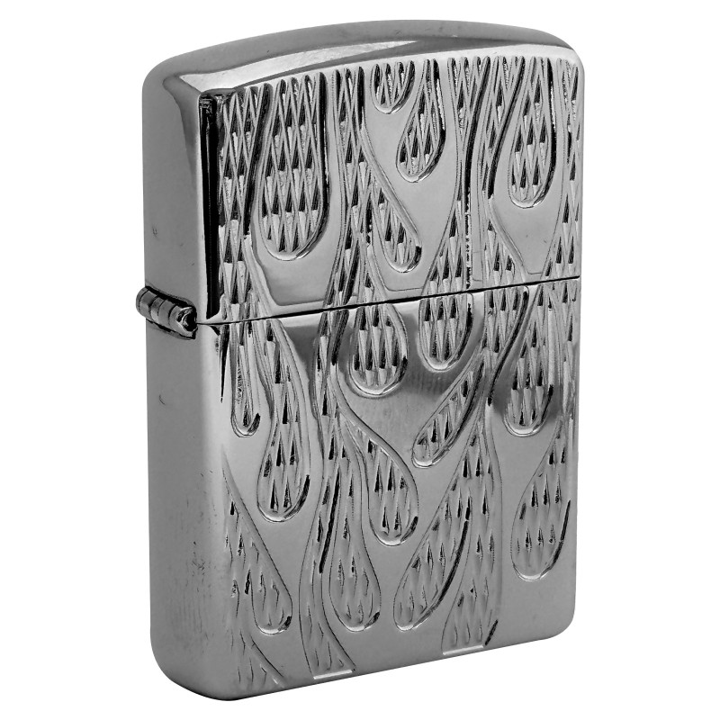 Accendino Zippo mod. 167 Flames Antivento Ricaricabile