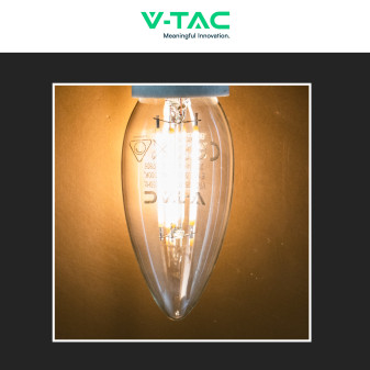 VT-21125 Lampadina LED E14 5,5W Candle Dimmerabile V-Tac