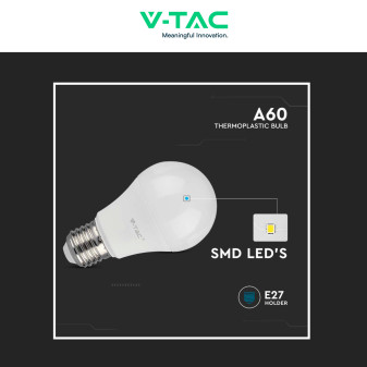 VT-2113 Super Saver Pack 3 Lampadine LED E27 A60 10,5W V-Tac