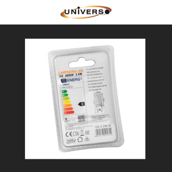 Lampadina LED G9 3,5W Tubolare SMD Universo