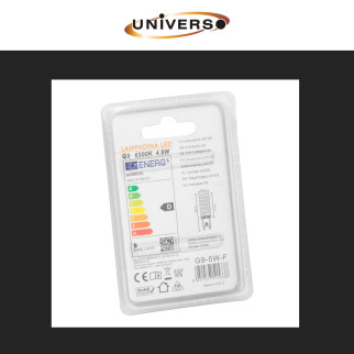 Lampadina LED G9 4,8W Tubolare SMD Universo