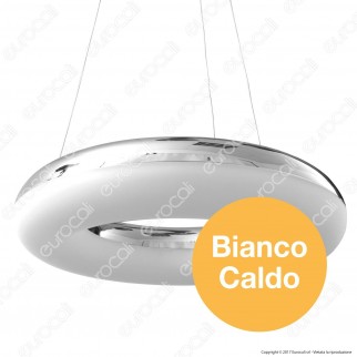 V-TAC VT-40-1 Lampadario LED ad Anello 40W Sospensione in Metallo