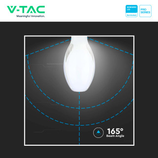 VT-240 Lampadina LED E27 36W Olive Lamp SMD Chip Samsung V-Tac Pro