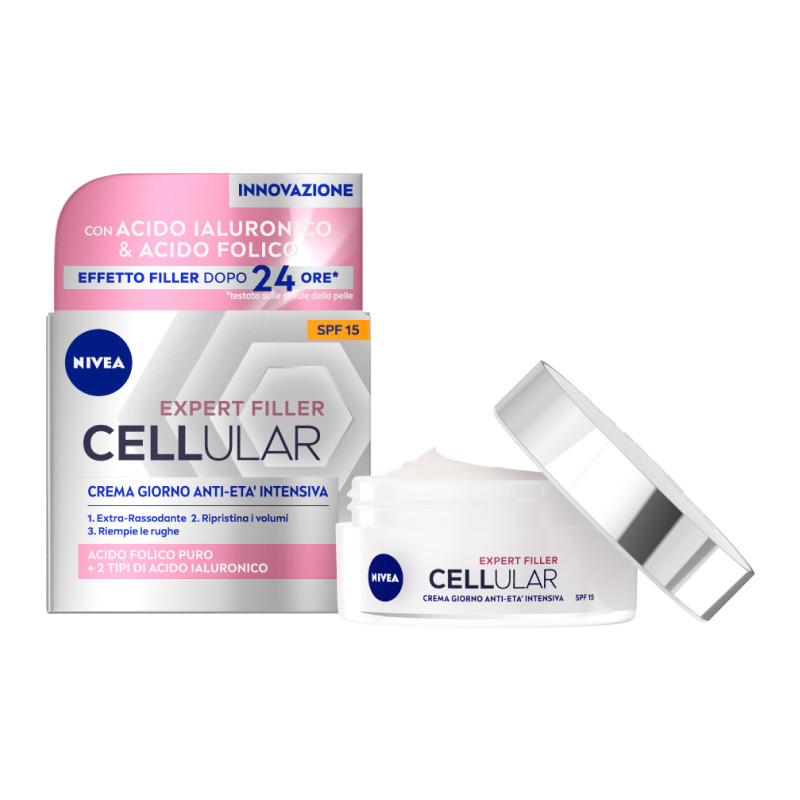 Hyaluron Cellular Filler Rassodante Crema Giorno Anti Età SPF15 NIVEA