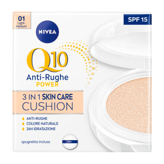 Fondotinta Nivea Q10 Plus Anti-Age 3 in 1 chiaro