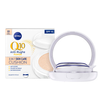 Fondotinta Nivea Q10 Plus Anti-Age 3 in 1 chiaro