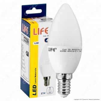 Life Lampadina LED E14 5,5W Candela