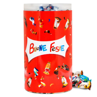 Celebration Maxi Tube Cioccolatini con Etichetta Buone Feste 1435g