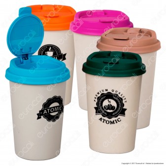 Atomic 2Go Posacenere da Auto - Forma di Bicchiere