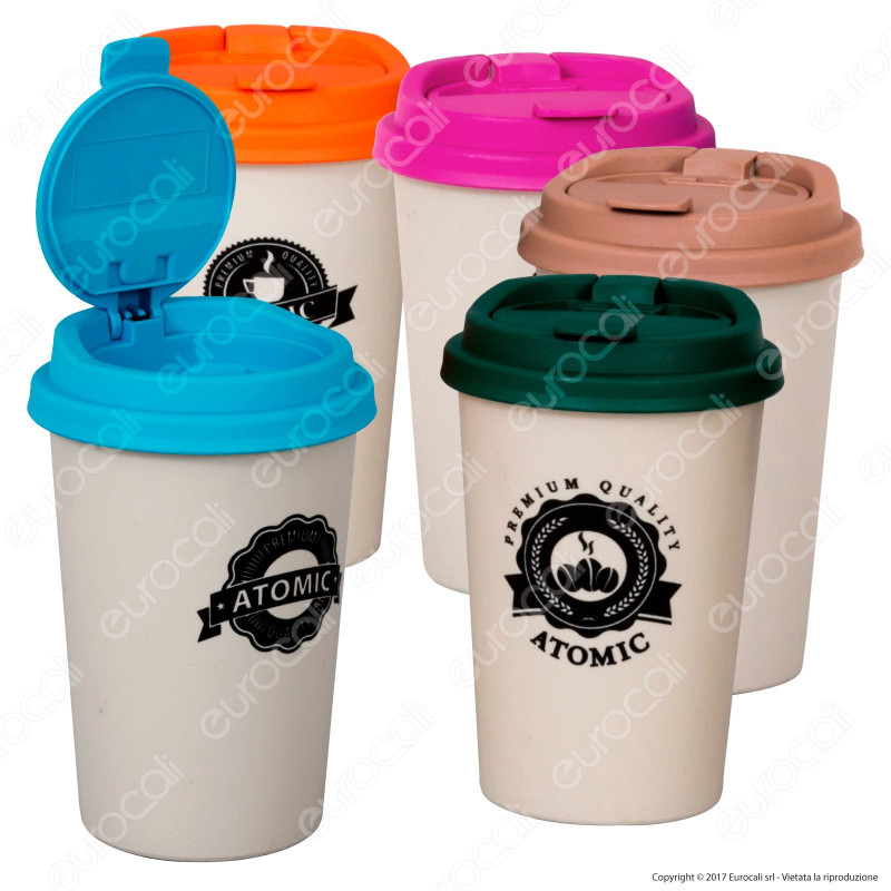 Atomic 2Go Posacenere da Auto - Forma di Bicchiere