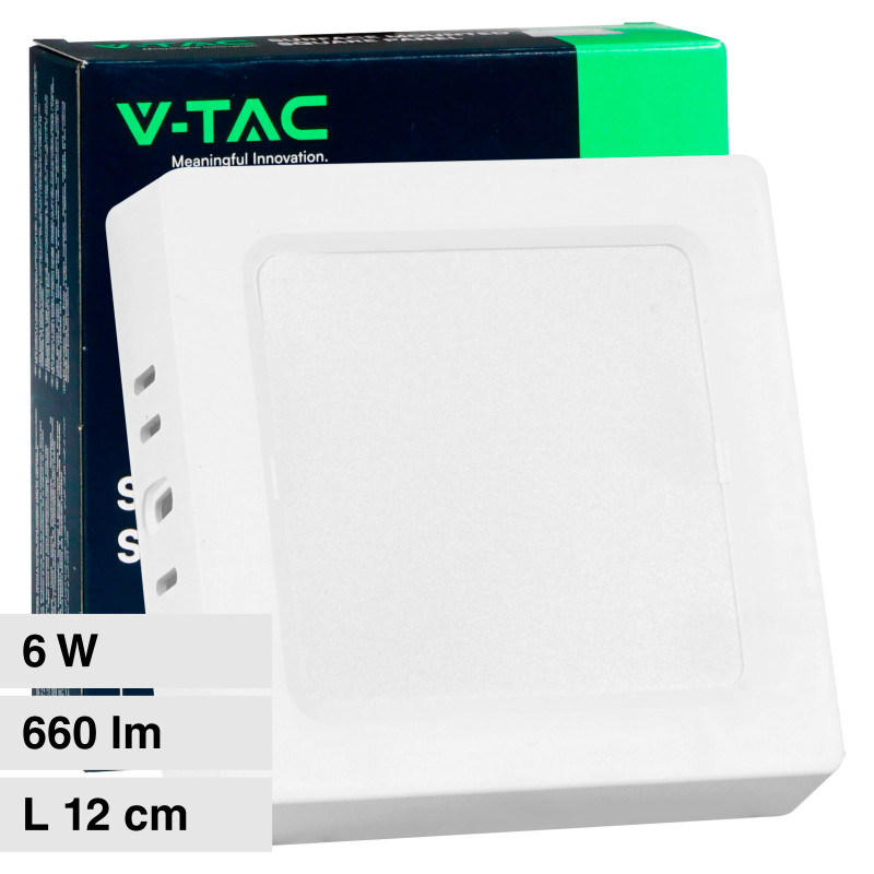VT-60006 Mini Pannello LED Quadrato 6W SMD V-Tac