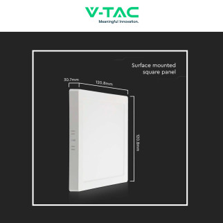 VT-60006 Mini Pannello LED Quadrato 6W SMD V-Tac