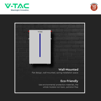 Batteria al Litio 51.2V 6.14kWh per Impianti Solari V-Tac