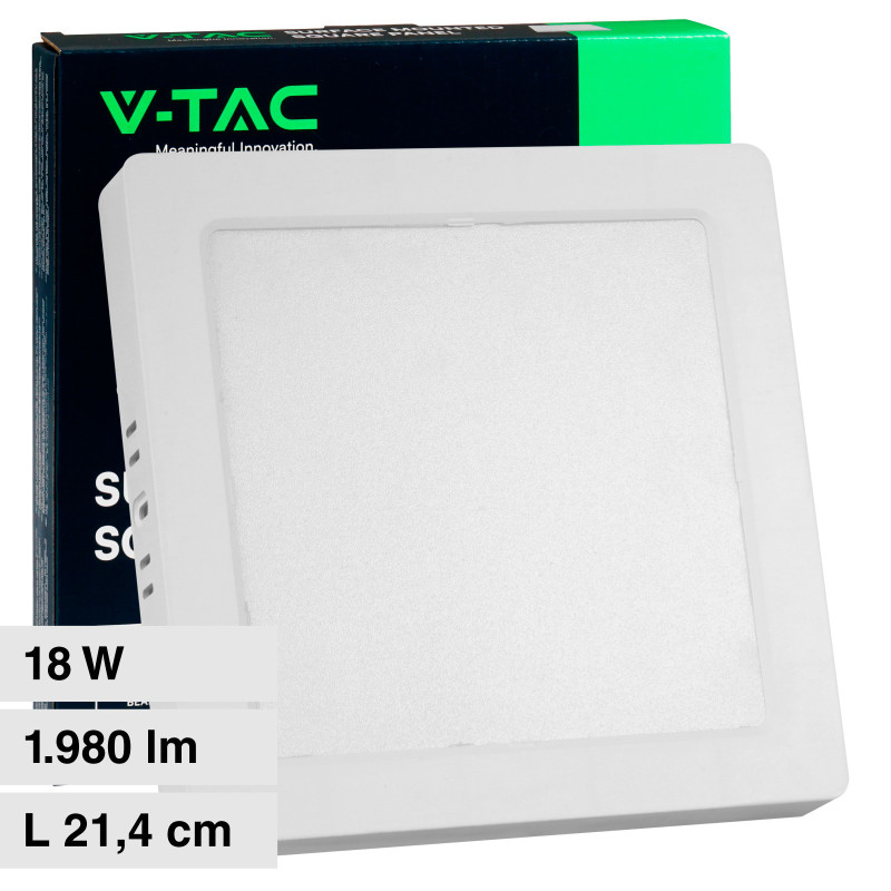VT-60018 Mini Pannello LED Quadrato 18W SMD V-Tac