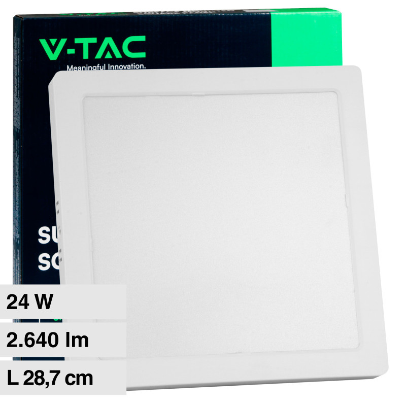 VT-60024 Mini Pannello LED Quadrato 24W SMD V-Tac