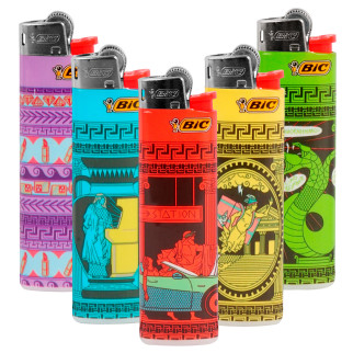 Bic Slim J23 Fantasia Greek Lovers - Serie da 5 Accendini