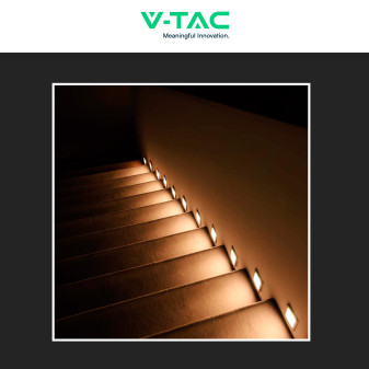 VT-1143 Punto Luce LED SMD 3W a Parete Bianco V-Tac