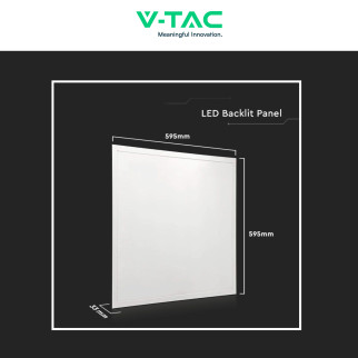 VT-60036 Pannello LED Quadrato 60x60 36W SMD e Driver V-Tac