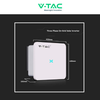 VT-6630305 Inverter 30kW Trifase Pannelli Fotovoltaici V-Tac