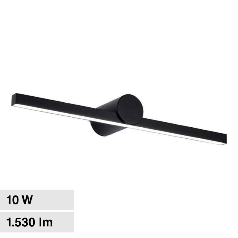 Lampada LED da Specchio 10W VT-7022 SMD Colore Nero V-Tac