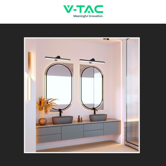 Lampada LED da Specchio 10W VT-7022 SMD Colore Nero V-Tac