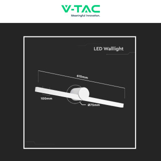 Lampada LED da Specchio 10W VT-7022 SMD Colore Bianco V-Tac