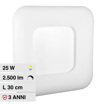 VT-7309 Plafoniera LED Quadrata 25W SMD CCT V-Tac Gallery