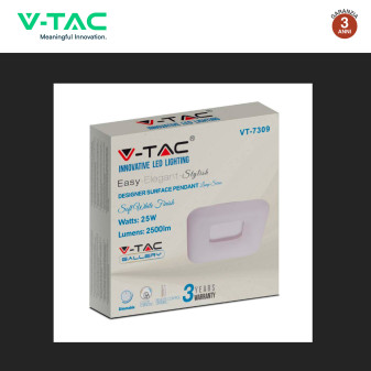 VT-7309 Plafoniera LED Quadrata 25W SMD CCT V-Tac Gallery