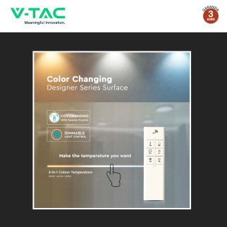 VT-7308 Plafoniera LED Rotonda 25W SMD CCT V-Tac Gallery