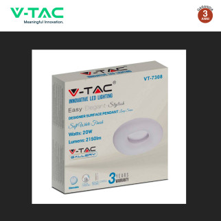 VT-7308 Plafoniera LED Rotonda 25W SMD CCT V-Tac Gallery